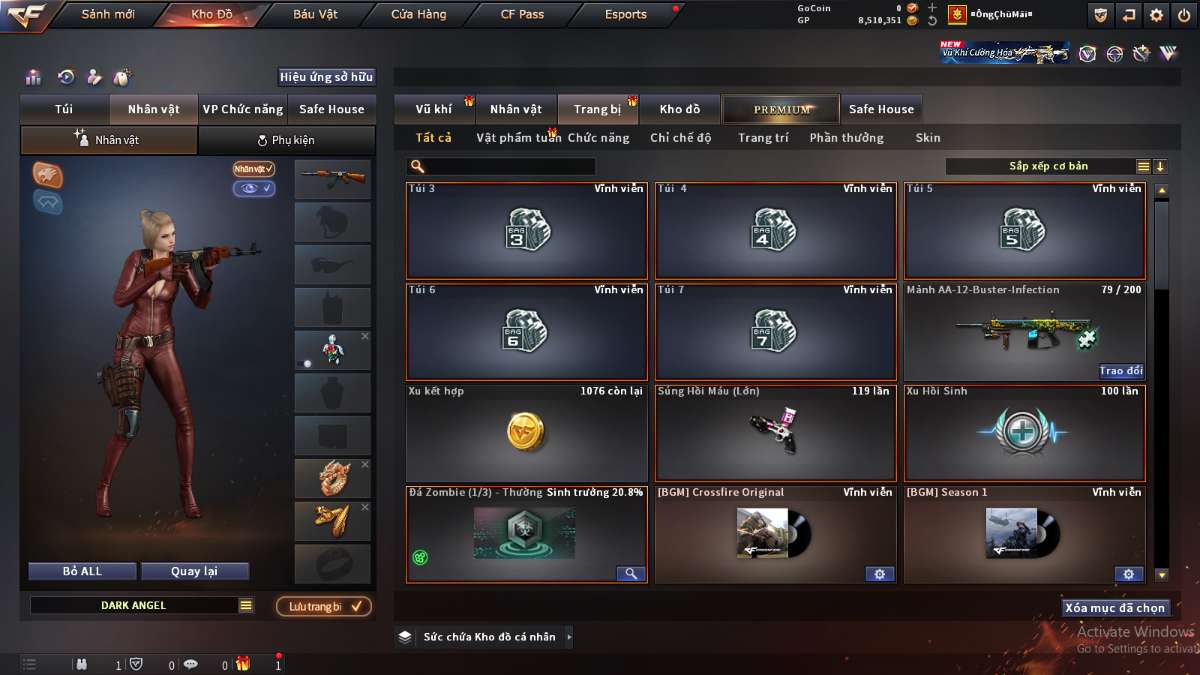 shop acc cf uy tin gia re